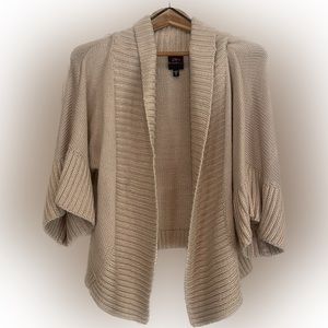 Bebe Taupe cardigan XS (fits loose)